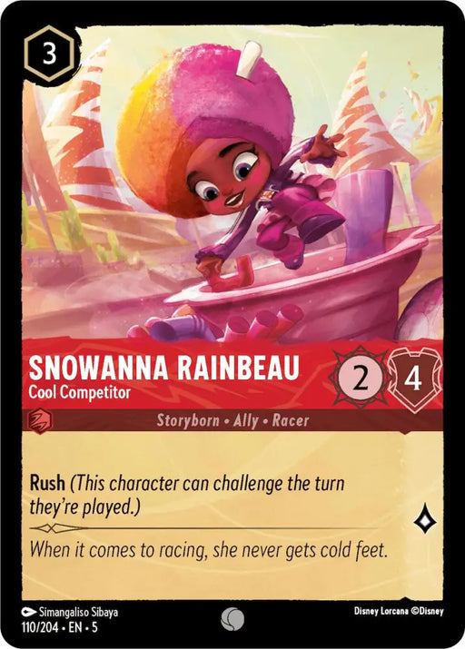 Snowanna Rainbeau - Cool Competitor (110/204) [Shimmering Skies] - Lorcana Single