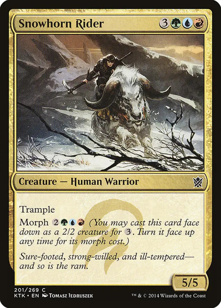 Snowhorn Rider [Khans of Tarkir] - MTG Single