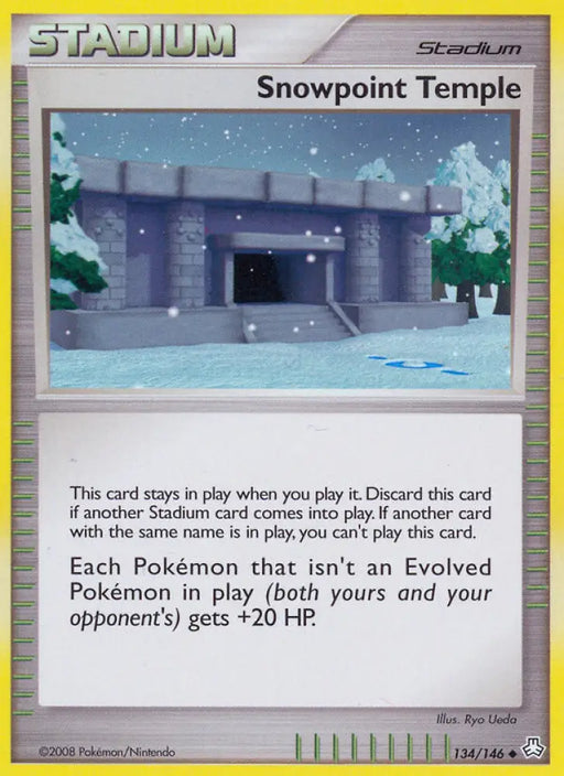 Snowpoint Temple (134/146) [Diamond & Pearl: Legends Awakened] - Pokemon Single