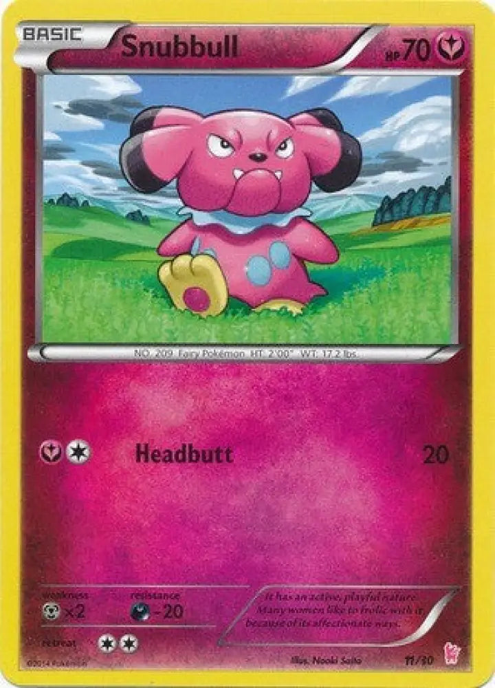 Snubbull (11/30) [XY: Trainer Kit - Sylveon] - Pokemon Single