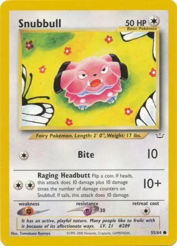 Snubbull (55/64) [Neo Revelation Unlimited] - Pokemon Single