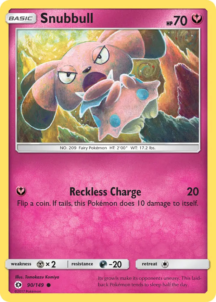 Snubbull (90/149) [Sun & Moon: Base Set] - Pokemon Single