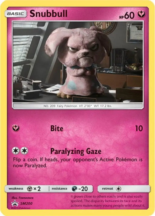 Snubbull (SM200) [Sun & Moon: Black Star Promos] - Pokemon Single