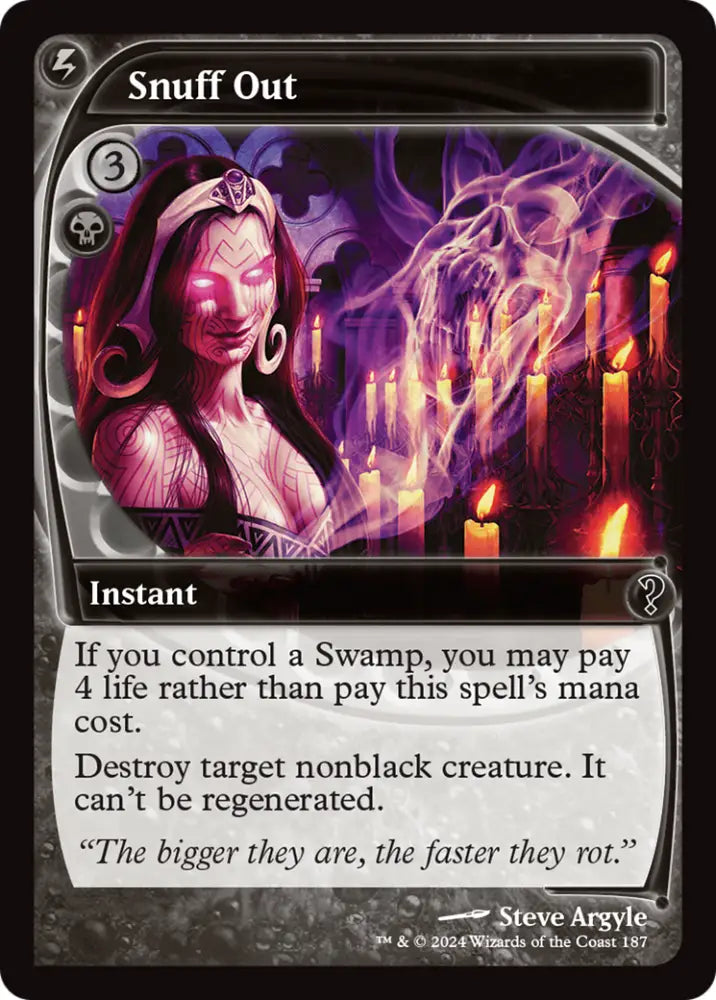 Snuff Out (Future Sight) [Mystery Booster 2] - MTG Single