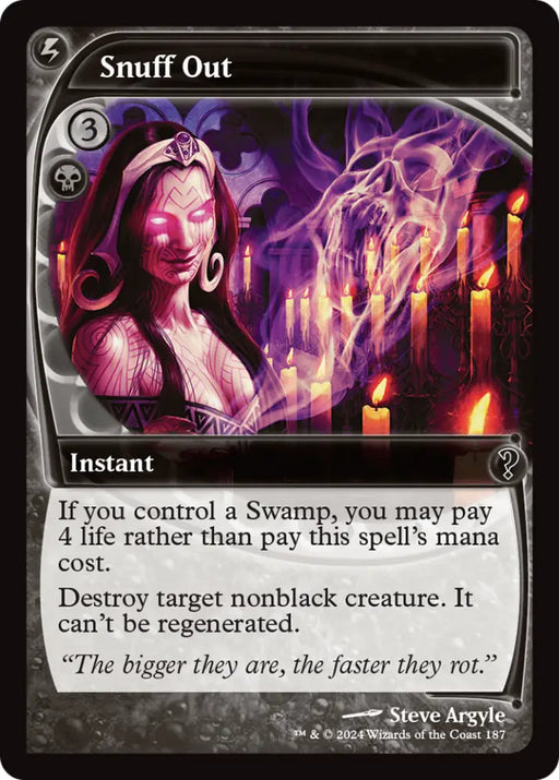 Snuff Out (Future Sight) [Mystery Booster 2] - MTG Single