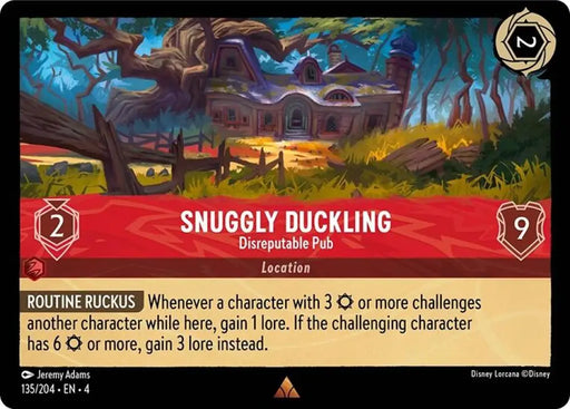 Snuggly Duckling - Disreputable Pub (135/204) [Ursula’s Return] - Lorcana Single
