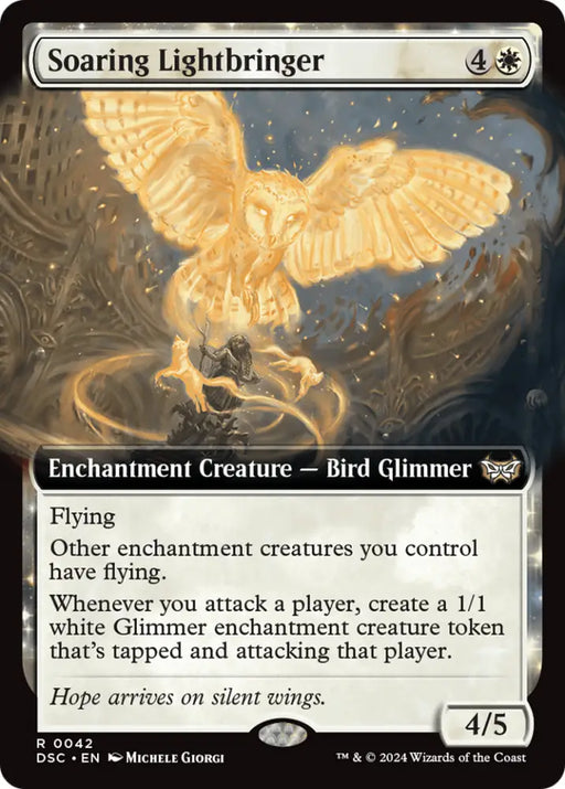Soaring Lightbringer (Extended Art) [Duskmourn: House of Horror Commander] - MTG Single