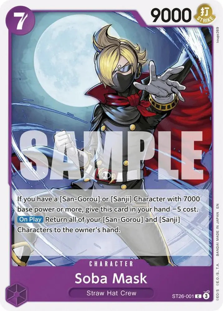 Soba Mask (ST26-001) [Starter Deck 26: PURPLE/BLACK Monkey.D.Luffy]