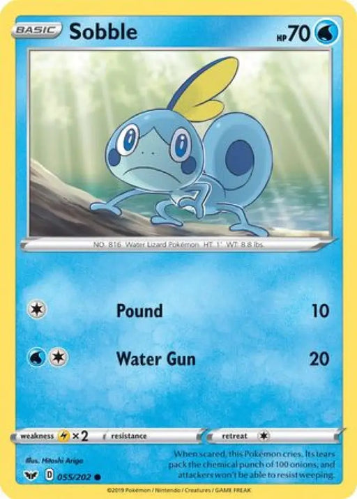 Sobble (055/202) (Premium Collection) [Sword & Shield: Base Set] - Pokemon Single