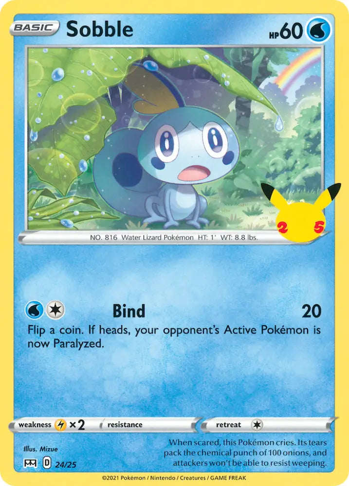 Sobble (24/25) [McDonald’s 25th Anniversary] - Pokemon Single