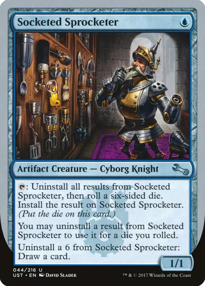 Socketed Sprocketer [Unstable] - MTG Single
