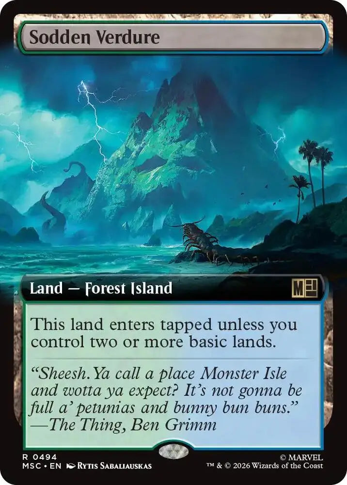 Sodden Verdure (Extended Art) (494) [Marvel Super Heroes Commander]