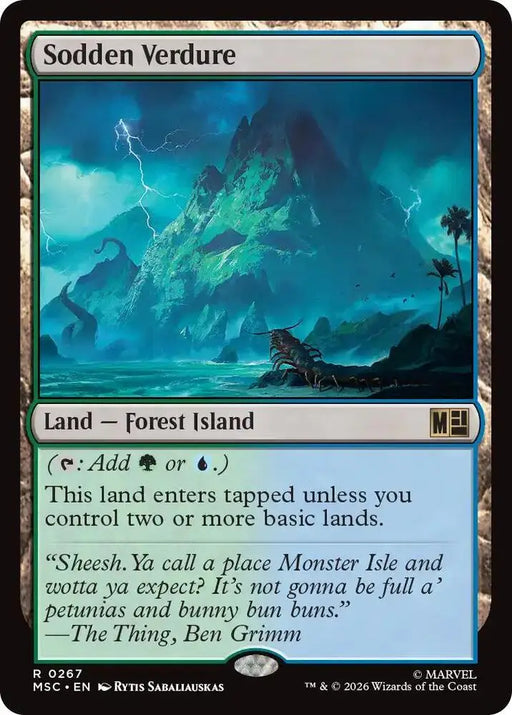 Sodden Verdure (Surge Foil) (267) [Marvel Super Heroes Commander]