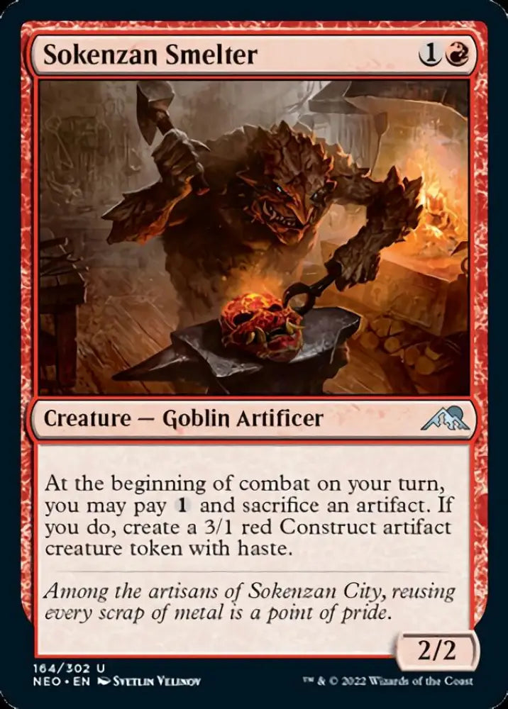 Sokenzan Smelter [Kamigawa: Neon Dynasty] - MTG Single