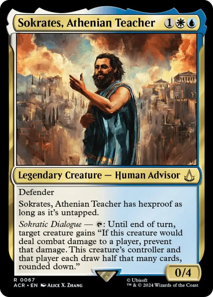 Sokrates Athenian Teacher [Assassin’s Creed] - MTG Single