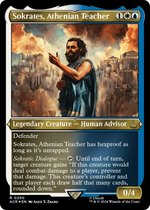 Sokrates Athenian Teacher (Foil Etched) [Assassin’s Creed] - MTG Single