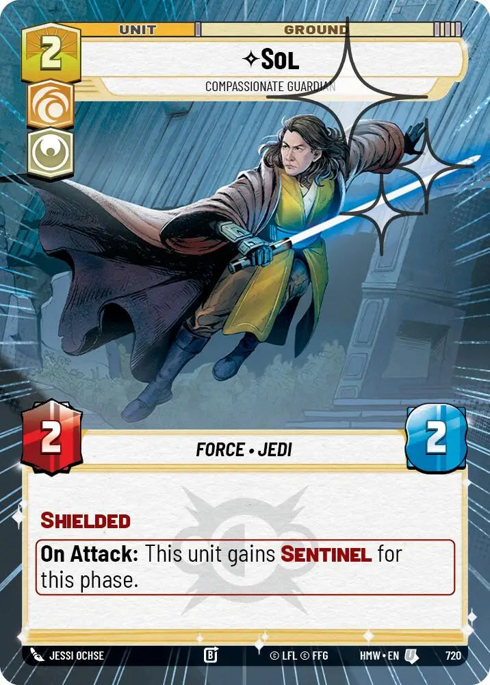 Sol - Compassionate Guardian (Hyperspace Foil) (720) [Homeworlds]