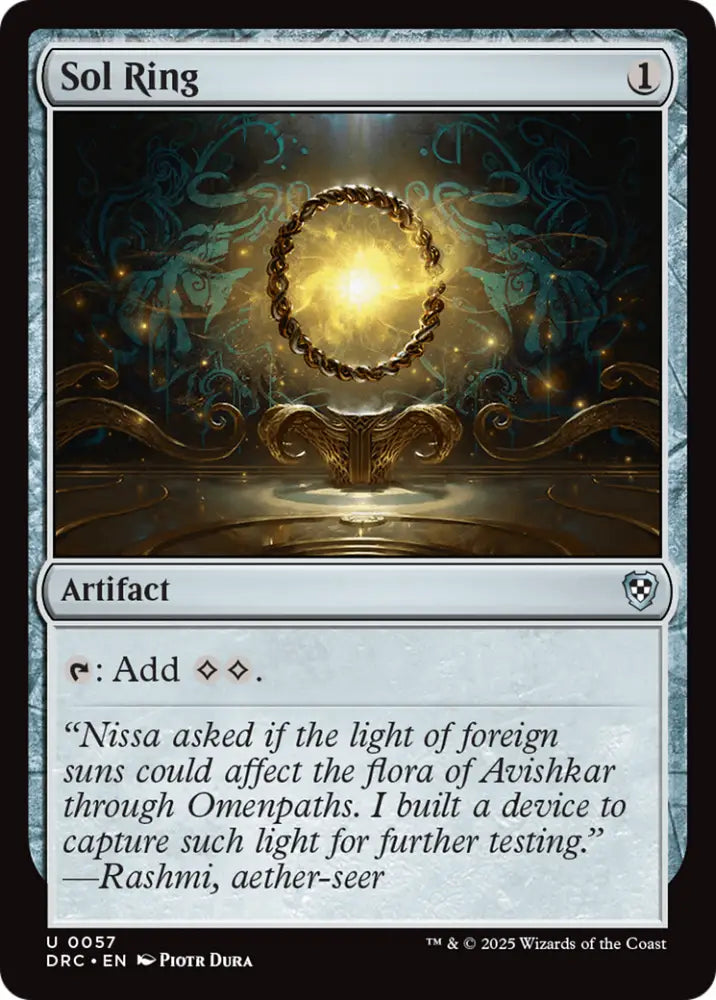 Sol Ring (0057) [Aetherdrift Commander] - MTG Single