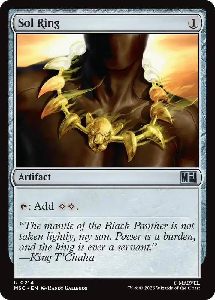 Sol Ring (0214) (Surge Foil) [Marvel Super Heroes Commander]