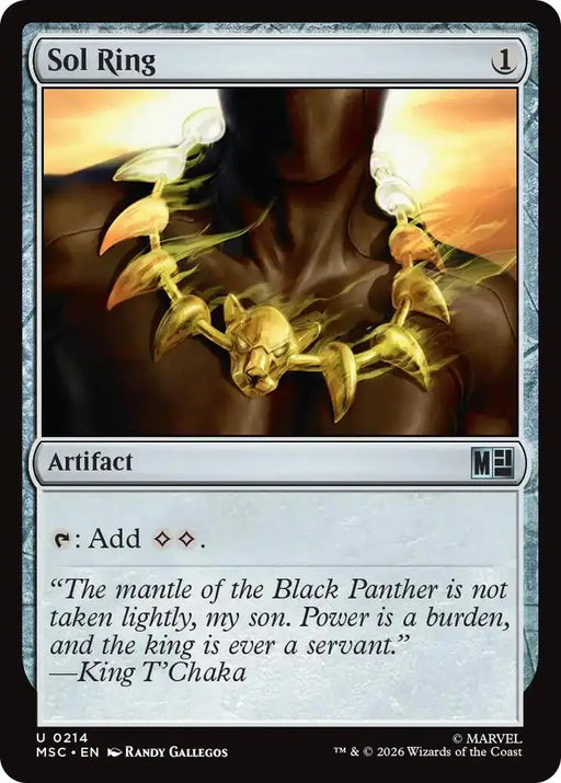 Sol Ring (0214) (Surge Foil) [Marvel Super Heroes Commander]