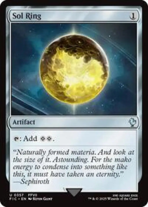 Sol Ring (0357) (Surge Foil) (357) [Final Fantasy Commander]