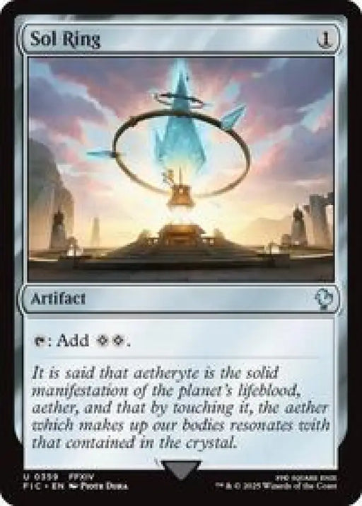 Sol Ring (0359) (Surge Foil) (359) [Final Fantasy Commander]