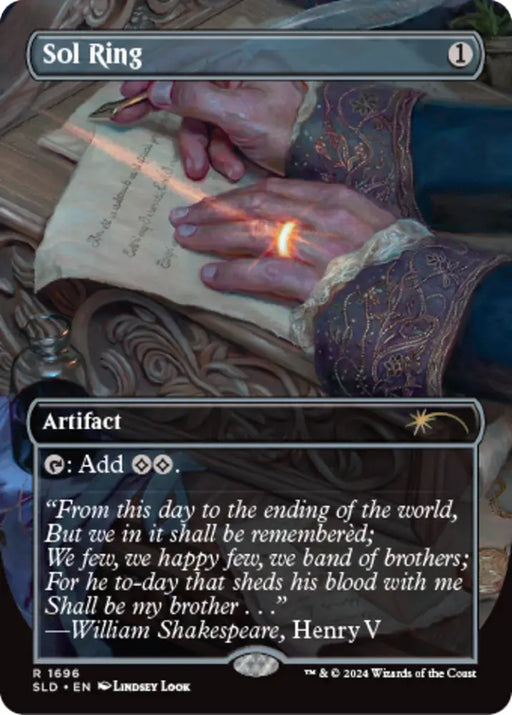 Sol Ring (1696) [Secret Lair: Sheldon’s Spellbook] - MTG Single