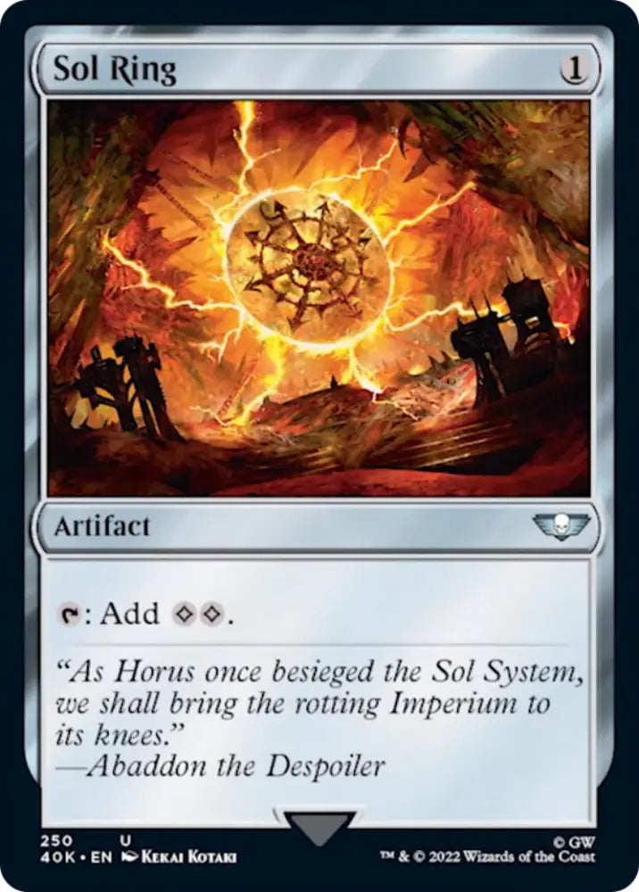 Sol Ring (250) [Warhammer 40,000] - MTG Single