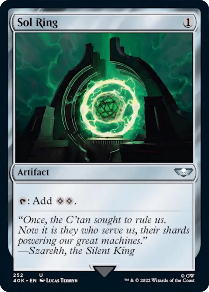 Sol Ring (252) [Warhammer 40,000] - MTG Single