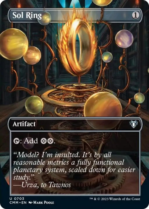 Sol Ring (Borderless Alternate Art) [Commander Masters] - MTG Single
