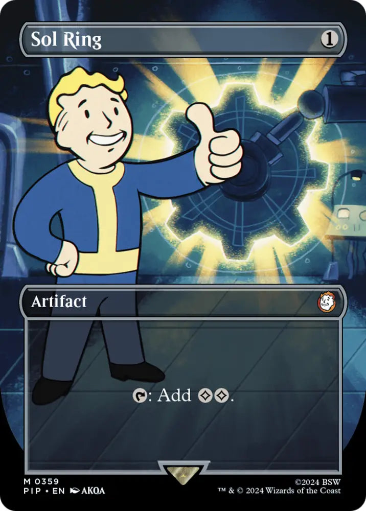 Sol Ring (Borderless) [Fallout] - MTG Single