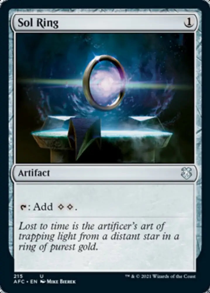 Sol Ring [Dungeons & Dragons: Adventures in the Forgotten Realms Commander] - MTG Single