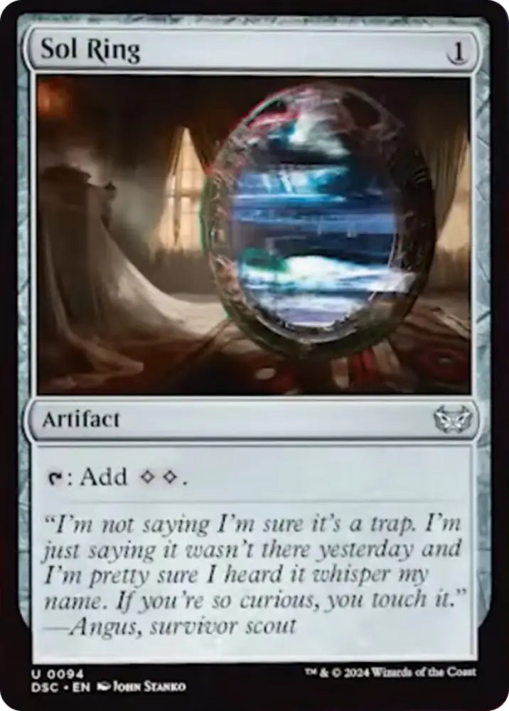 Sol Ring [Duskmourn: House of Horror Commander] - MTG Single