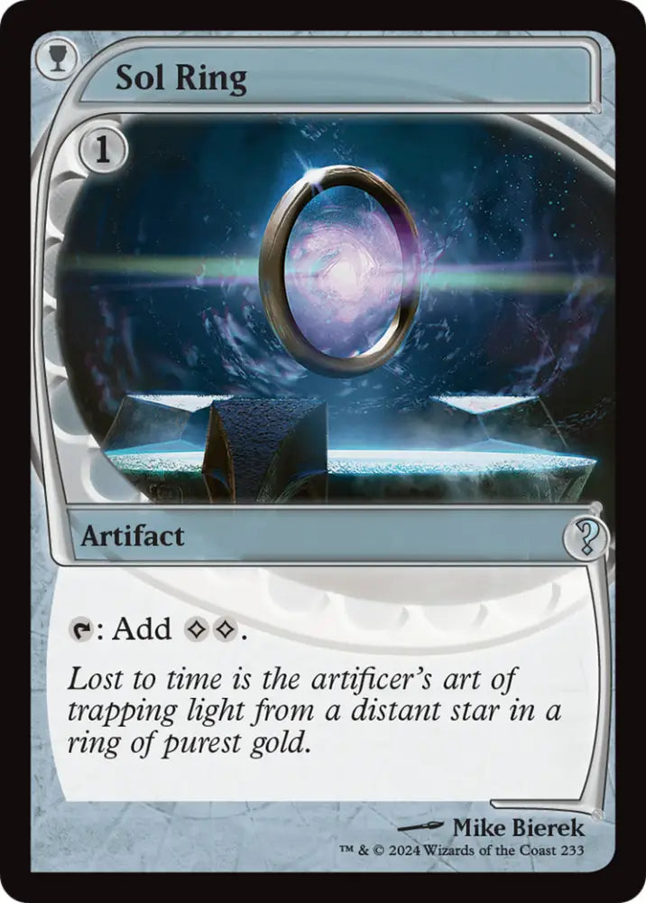 Sol Ring (Future Sight) [Mystery Booster 2] - MTG Single