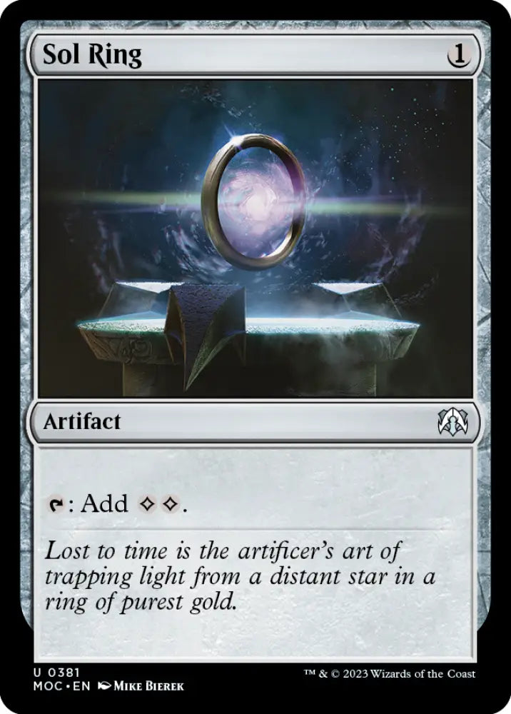 Sol Ring [March of the Machine Commander] - MTG Single