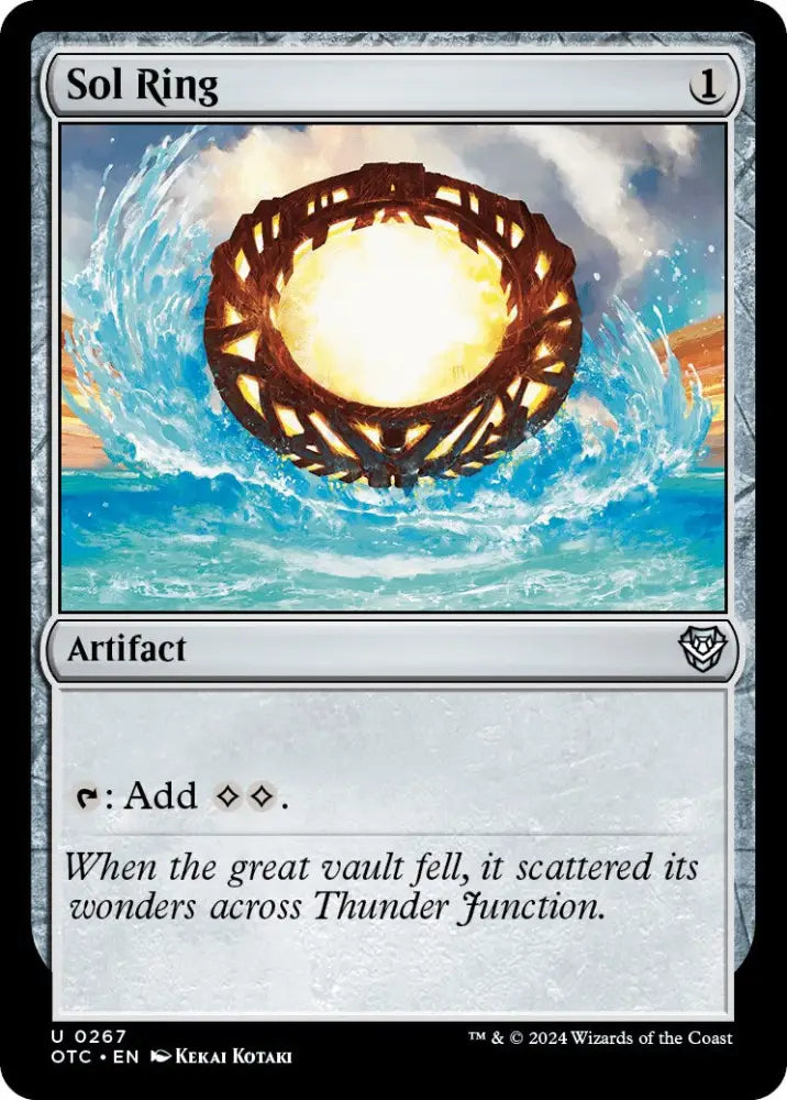 Sol Ring [Outlaws of Thunder Junction Commander] - MTG Single