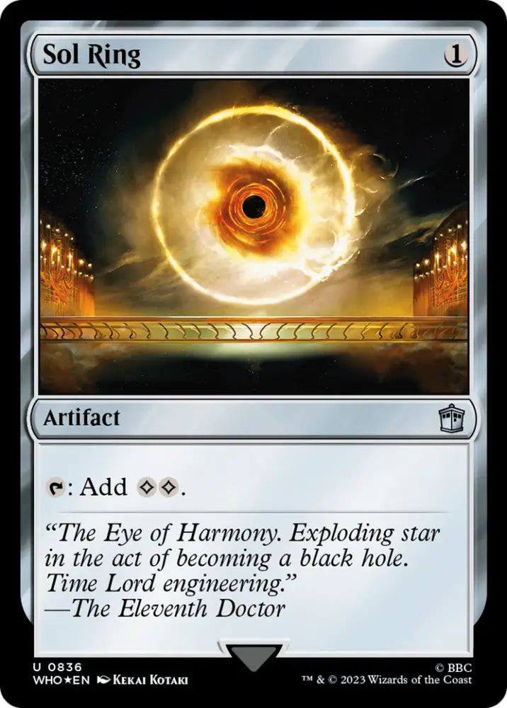 Sol Ring (Surge Foil) [Doctor Who] - MTG Single