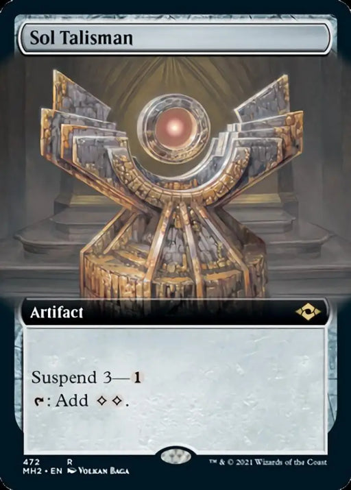 Sol Talisman (Extended Art) [Modern Horizons 2] - MTG Single