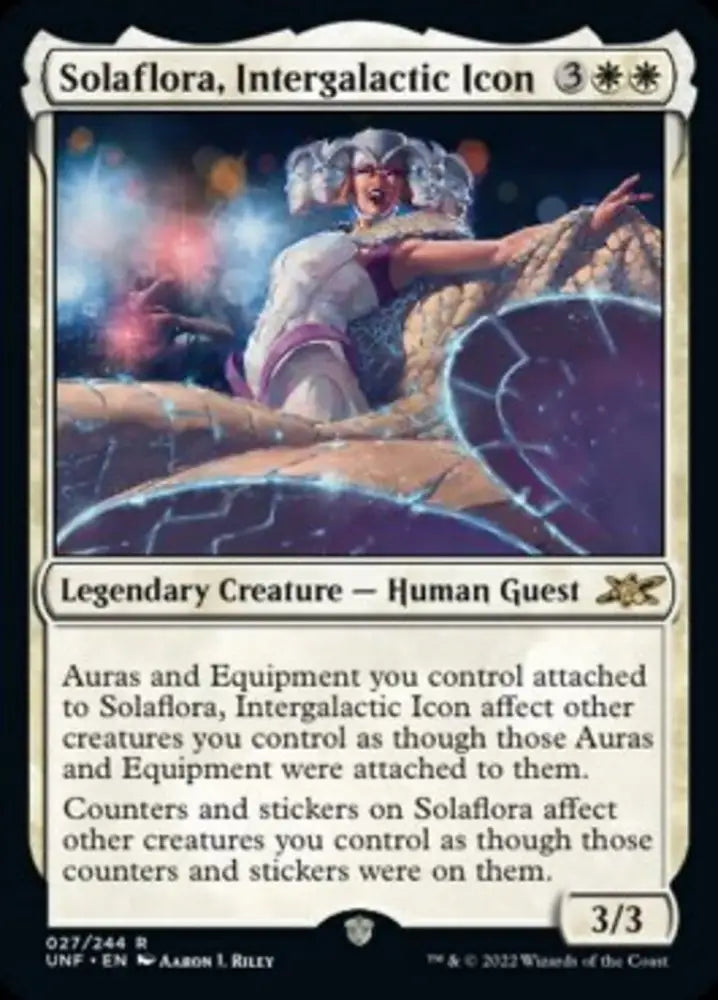 Solaflora Intergalactic Icon [Unfinity] - MTG Single