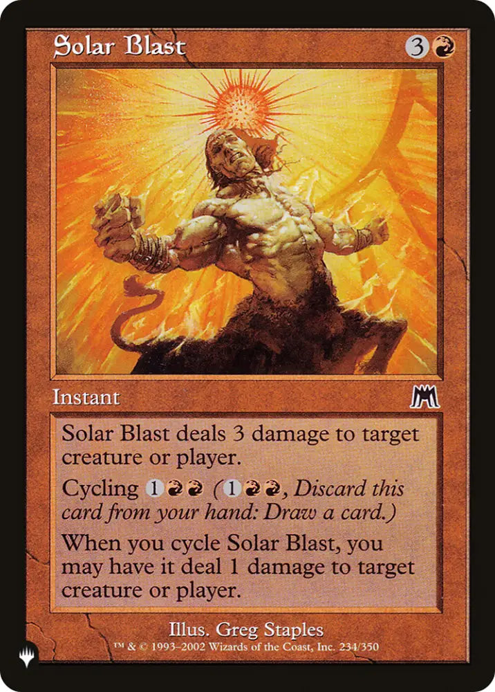 Solar Blast [The List] - MTG Single