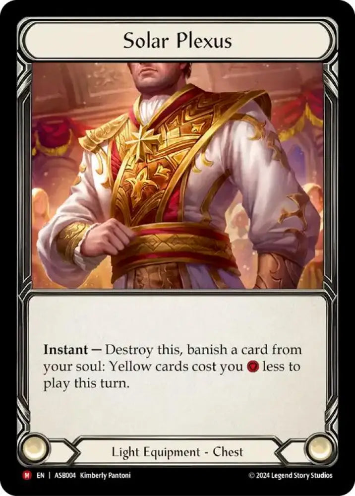 Solar Plexus [ASB004] (Armory Deck: Boltyn) Rainbow Foil - Flesh And Blood Single