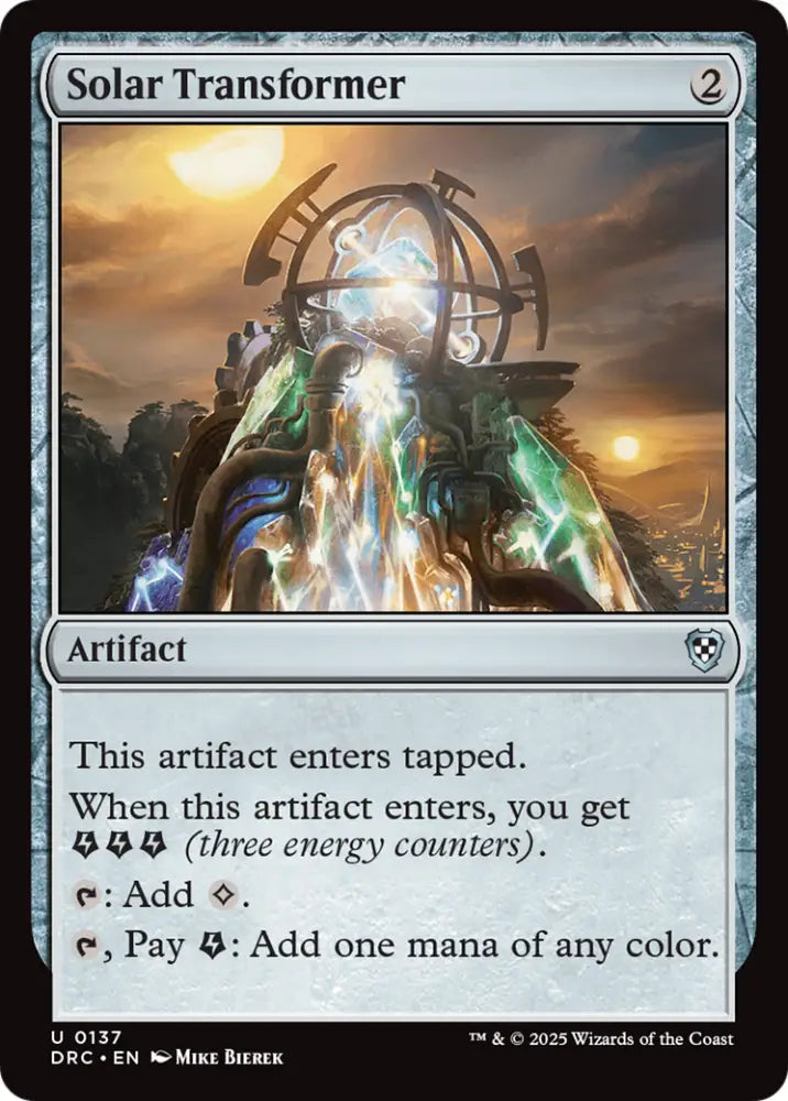 Solar Transformer [Aetherdrift Commander] - MTG Single