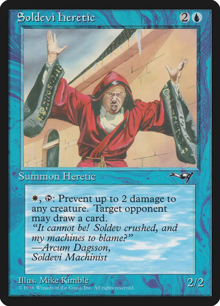 Soldevi Heretic (Hands Raised) [Alliances] - MTG Single