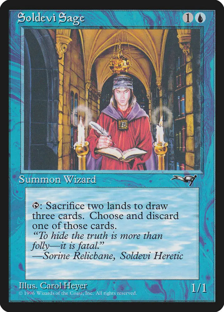 Soldevi Sage (Standing) [Alliances] - MTG Single