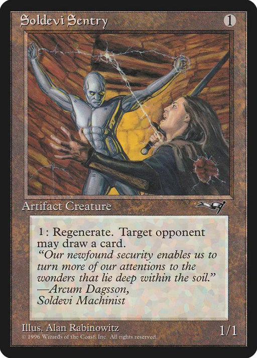 Soldevi Sentry (Hands Raised) [Alliances] - MTG Single