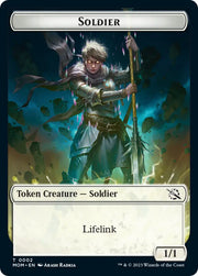 Soldier // Knight Double-Sided Token [March of the Machine Tokens] - MTG Single