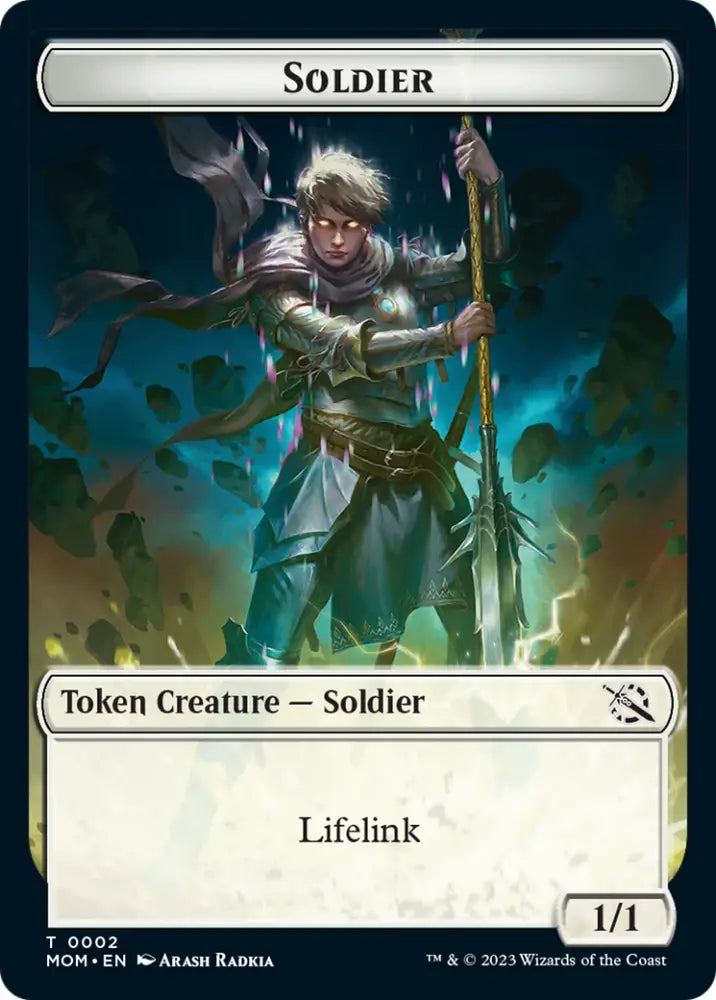Soldier // Knight Double-Sided Token [March of the Machine Tokens] - MTG Single