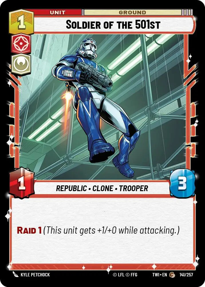 Soldier of the 501st (141/257) [Twilight of the Republic] - Star Wars: Unlimited Single
