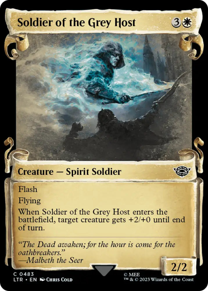 Soldier of the Grey Host [The Lord of the Rings: Tales of Middle-Earth Showcase Scrolls] - MTG Single
