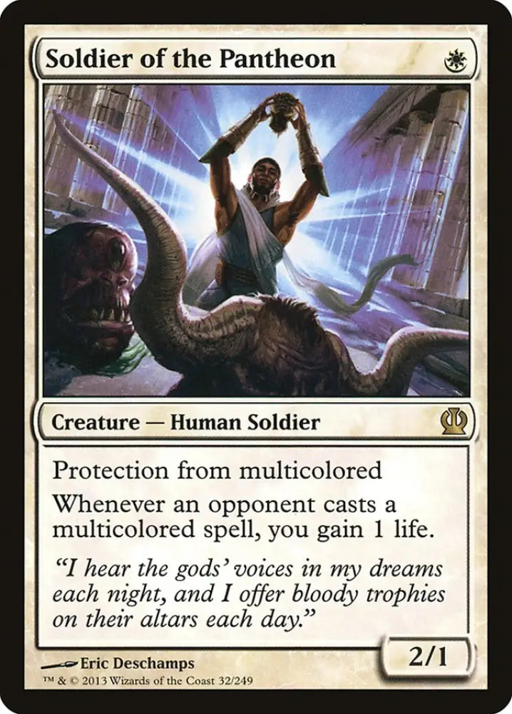 Soldier of the Pantheon [Theros] - MTG Single